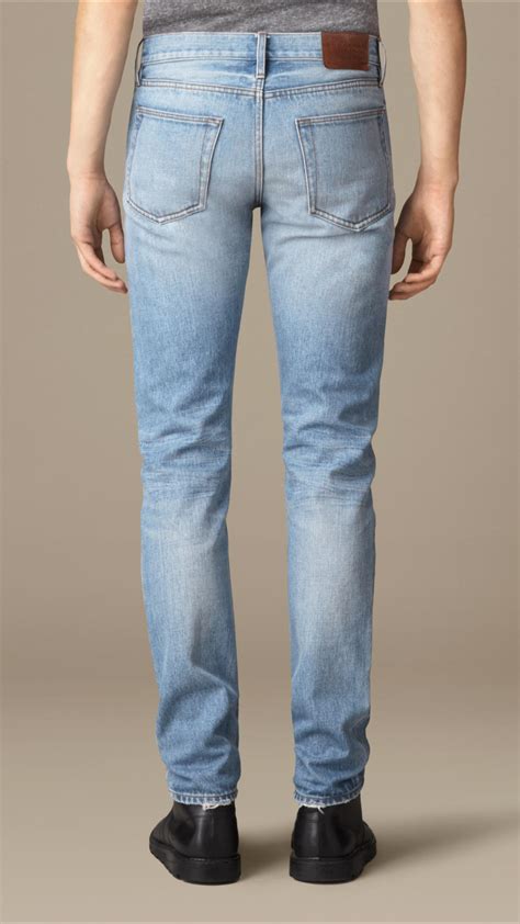 pantaloni burberry ragazzo skinny|Slim Fit Jeans in Indigo .